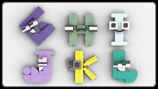 Making Alphabet Lore G-L But With Lego