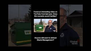 Waste Management strikes again #scam #garbage #busted #wisconsin #vlog #caught