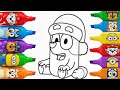 Easy Bluey Drawing for Kids Step by Step | Drawing for Kids