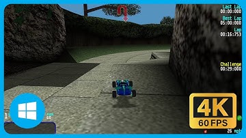 Re-Volt & RVGL Patch (PC) - Easy (Bronze) Tracks Time Trial Challenges [4K60]