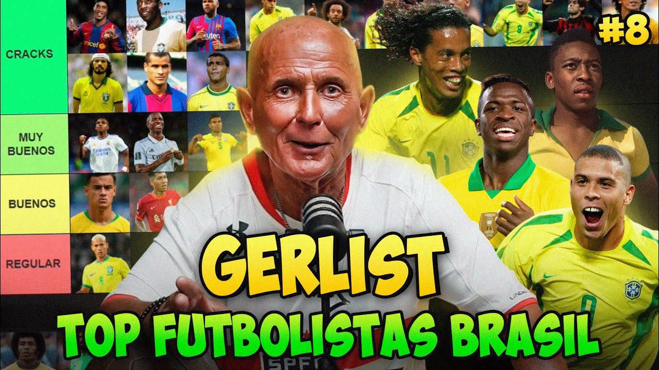 ¿Quiénes son los MEJORES FUTBOLISTAS BRASILEÑOS de la HISTORIA? - La TIELRIST de GERSON #8 