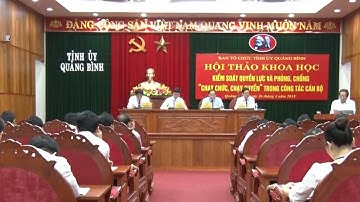 Kiểm soát quyền lực và phòng, chống “chạy chức, chạy quyền” trong công tác cán bộ