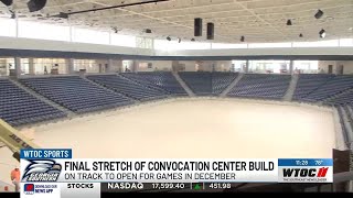 Inside look: Georgia Southern's new Convocation Center taking shape, games expected to begin in D...