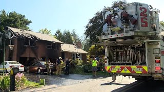 Fire rips through home in Lancaster County