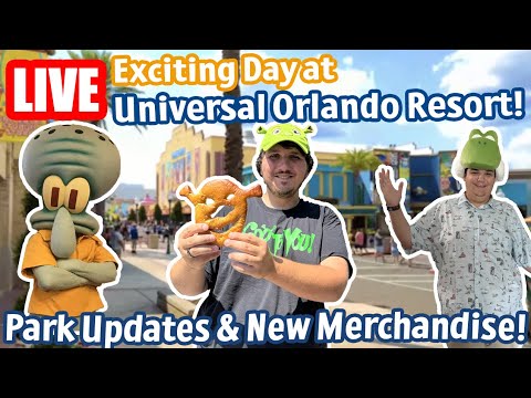 🔴Live: Sunday at Universal Orlando! - Park Updates & More- Universal Orlando Livestream