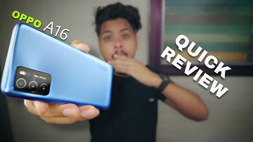 OPPO A16 Unboxing & First impression | Camera Test | Game Test | 🔥Specifications & More [4K]