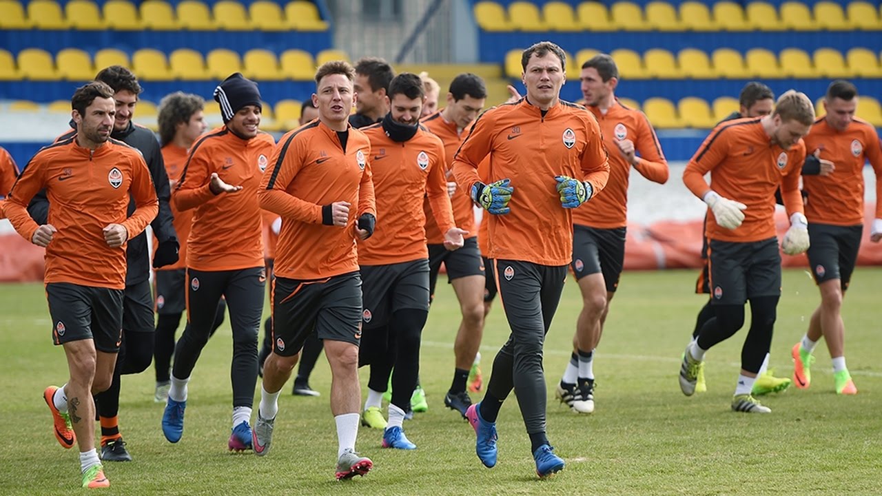 Shakhtar preparing for the match against Volyn