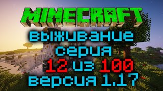 Выживание Minecraft Версия 1.17.1 Серия 12 Из 100