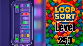 Loop Sort Level 253 Walkthrough Solution 