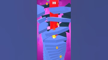 Drop stack ball level 33 complete #shorts #stackball  #ytshorts #game #viral