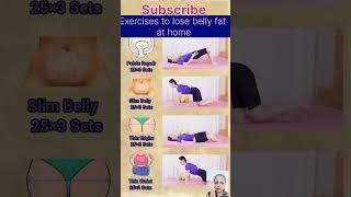 Exercises to lose belly fat at homeyogaweightlossfitnessroutineshorts