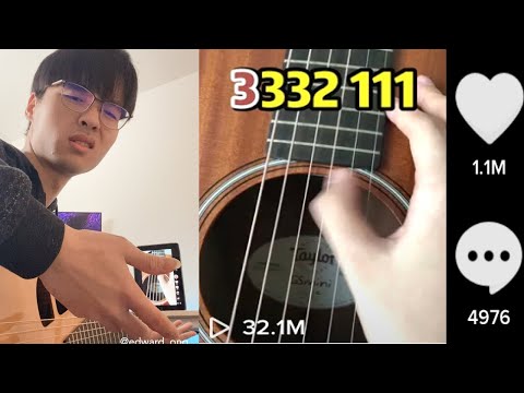 I tried learning from a TikTok Guitar Tutorial with over 32 Million Views