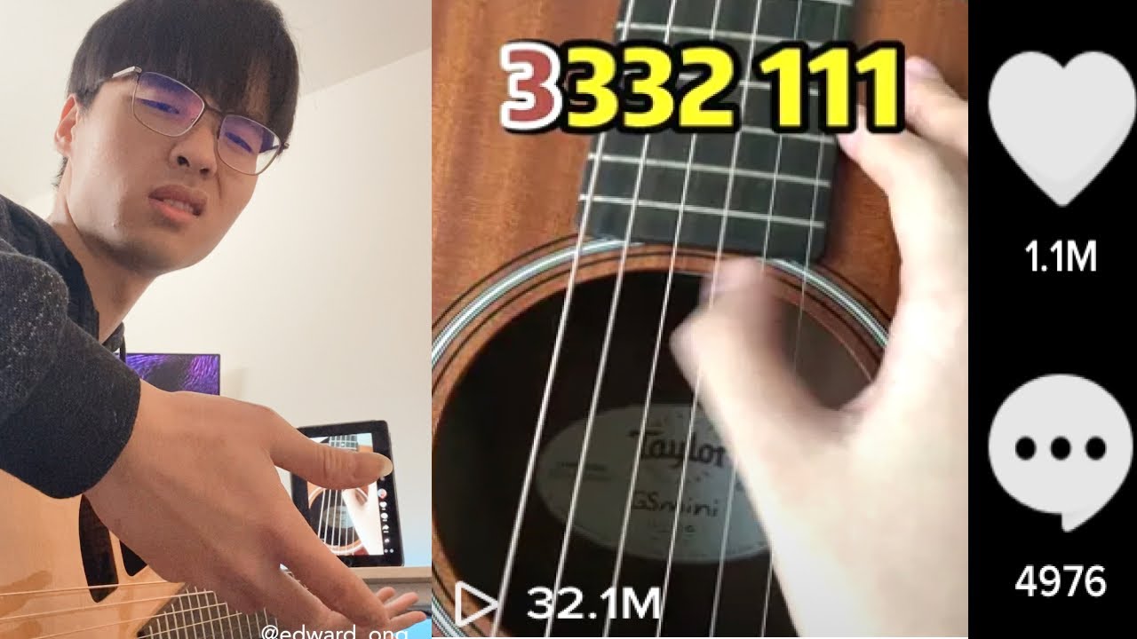 ⁣I tried learning from a TikTok Guitar Tutorial with over 32 Million Views