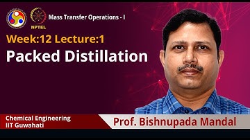 Lec 38: Packed Distillation