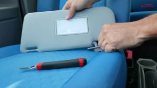 Come sostituire aletta parasole auto FIAT Panda 2003/2011 Fiat Panda Sun Visor