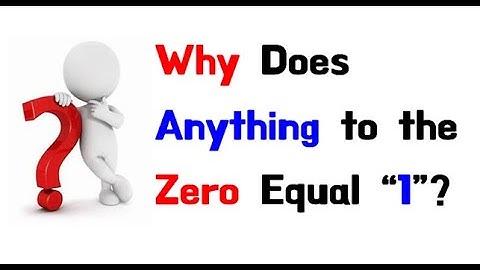 Explaining the Zero Exponent Rule
