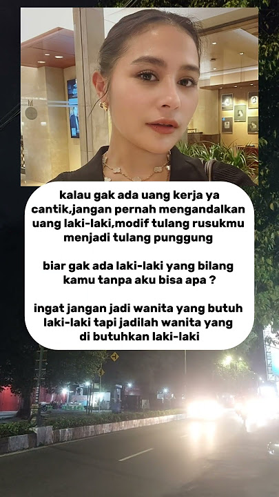 jadi wanita Mandiri  prilly lacontunsina #masukberanda #harusberanda  #katakatabijakalibinabuthalib