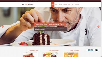Elementor Cake Bakery WordPress Theme - Justshoppe