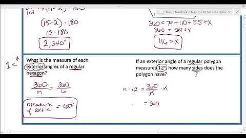 5.1 Notes: Polygon Angle Sum
