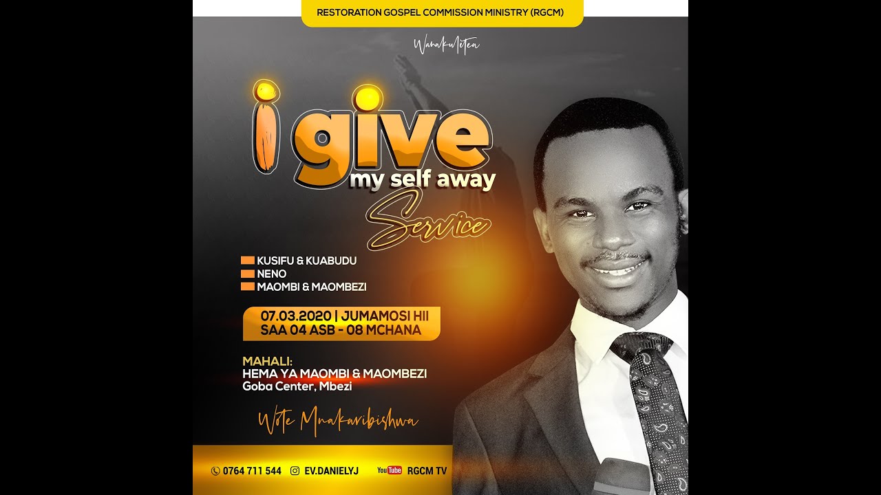 I GIVE MYSELF AWAY YouTube
