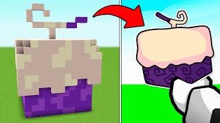 Build Any Fruit In Minecraft You Get It In Blox Fruits!