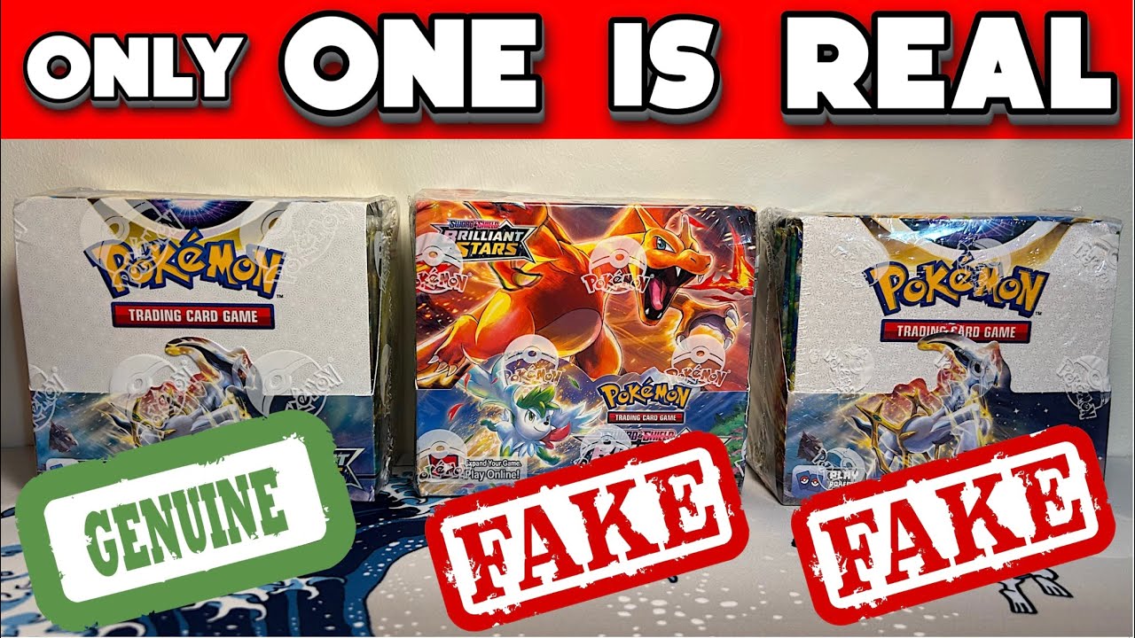 Как легко обнаружить поддельные бустеры покемонов