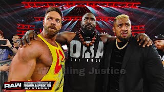 Oba Femi Joins LA Knight & Solo Sikoa To Destroy Roman Reigns Bloodline WWE Raw 2026 Highlights