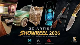 Details 3D Artist Showreel 2026 | 3D Modeling, Texturing & Rendering | Maya, ZBrush, Substance Painter News