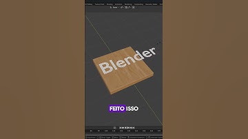 Texto em objeto  #blenderaulas #tutorial #blenderbrasil