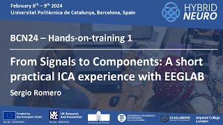 BCN24 - Hands-on-training 1: From signals to components-A short practical ICA experience with EEGLAB