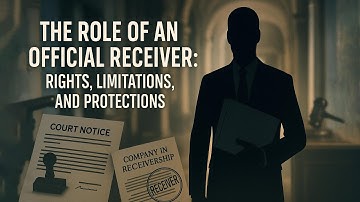 The role of an official receiver: Rights, limitations, and protections