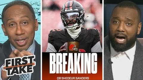 FIRST TAKE | ‘Browns have a franchise QB’ – Stephen A. RIPS Stefanski for not starting Shedeur Wk 1