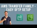 Easy SFTP Setup with AWS Transfer Family - Step by Step Tutorial