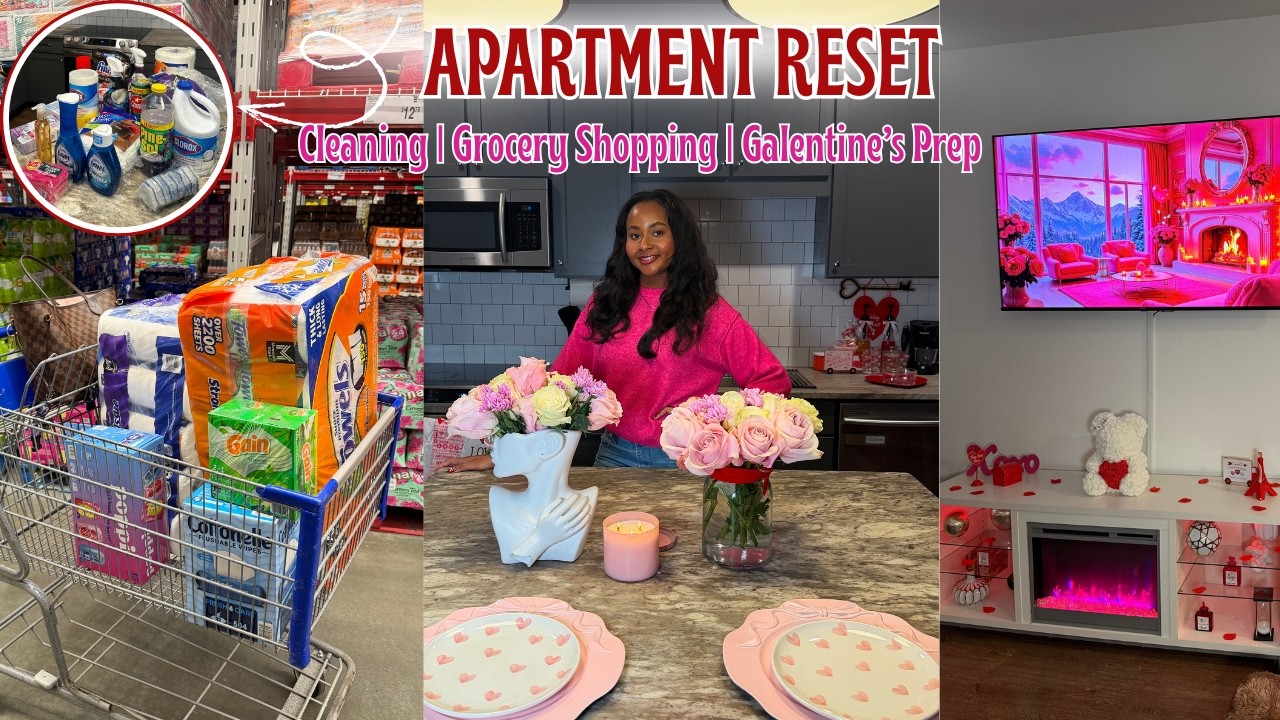 ДОРАБОТКА КВАРТИРЫ: Генеральная уборка, Покупки к Дню святого Валентина, Покупки в продуктовый ма...