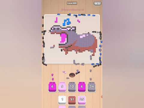 Food Hunt:Pixel Puzzle Level 205 walkthrough preview