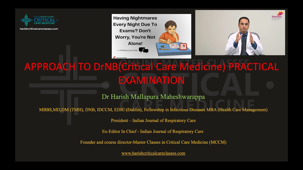 HOW TO APPROACH DrNB (CRITICAL CARE MEDICINE) PRACTICAL EXAM?