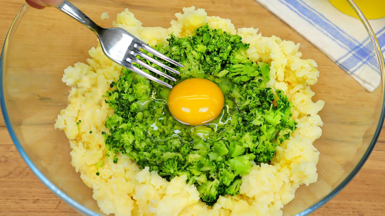 Ich werde nicht müde, dieses Rezept für Brokkoli und Kartoffeln zu kochen! Schnell und lecker!