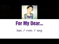 [浜崎あゆみ] Ayumi Hamasaki - For My Dear... [Color Coded Lyrics/Kan/Rom/Eng]