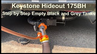 How to Empty Black and Grey Tanks  Keystone Hideout
