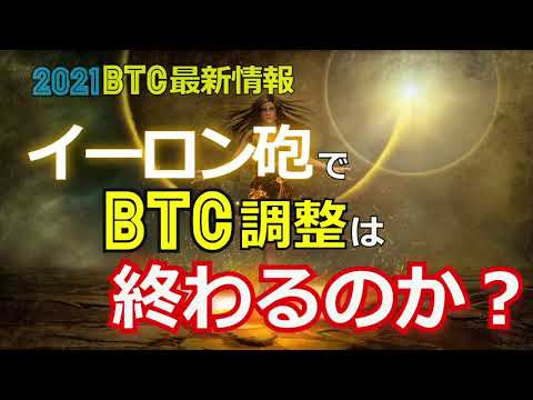 イーロン砲でビットコインの調整は終わるのか？［2021BTC最新情報］