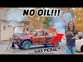 Redlining My Car With NO OIL Until It EXPLODES + Massive Burnouts