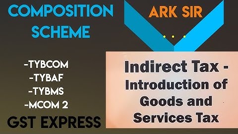 Q1 #Composition_scheme  #gst TYBCOM/TYBMS SEM 6 / TY BAF / MCOM 2 #Caretaker