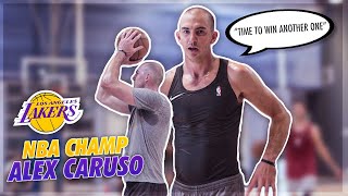 ALEX CARUSO catches FIRE in JLAW SHOOTING DRILLS 🔥| Jordan Lawley Basketball