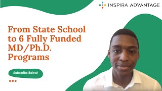 How I Got Into 6 MD/PhD Programs As A State School Applicant (Fully Funded!)