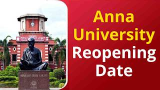 Anna University Reopening Date for Odd Sem 2026 | Anna University Latest Updates Today