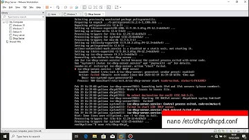 Konfigurasi DHCP Server (Debian 9) VMware