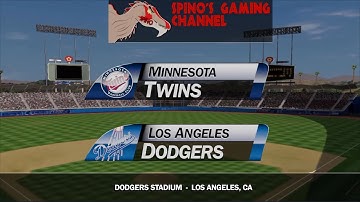 ESPN MLB 2K5: MIN@LAD CPU Vs CPU Simulation.