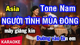 Karaoke Người Tình Mùa Đông (Như Quỳnh) - Tone Nam | Cha Cha Cha Asia