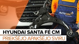 Kā nomainīt Svira HYUNDAI SANTA FÉ II (CM) - video ceļvedis