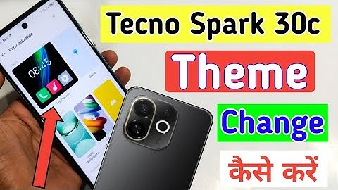 Tecno spark 30c me theme kaise change kare / how to change theme in tecno spark 30c mobile me